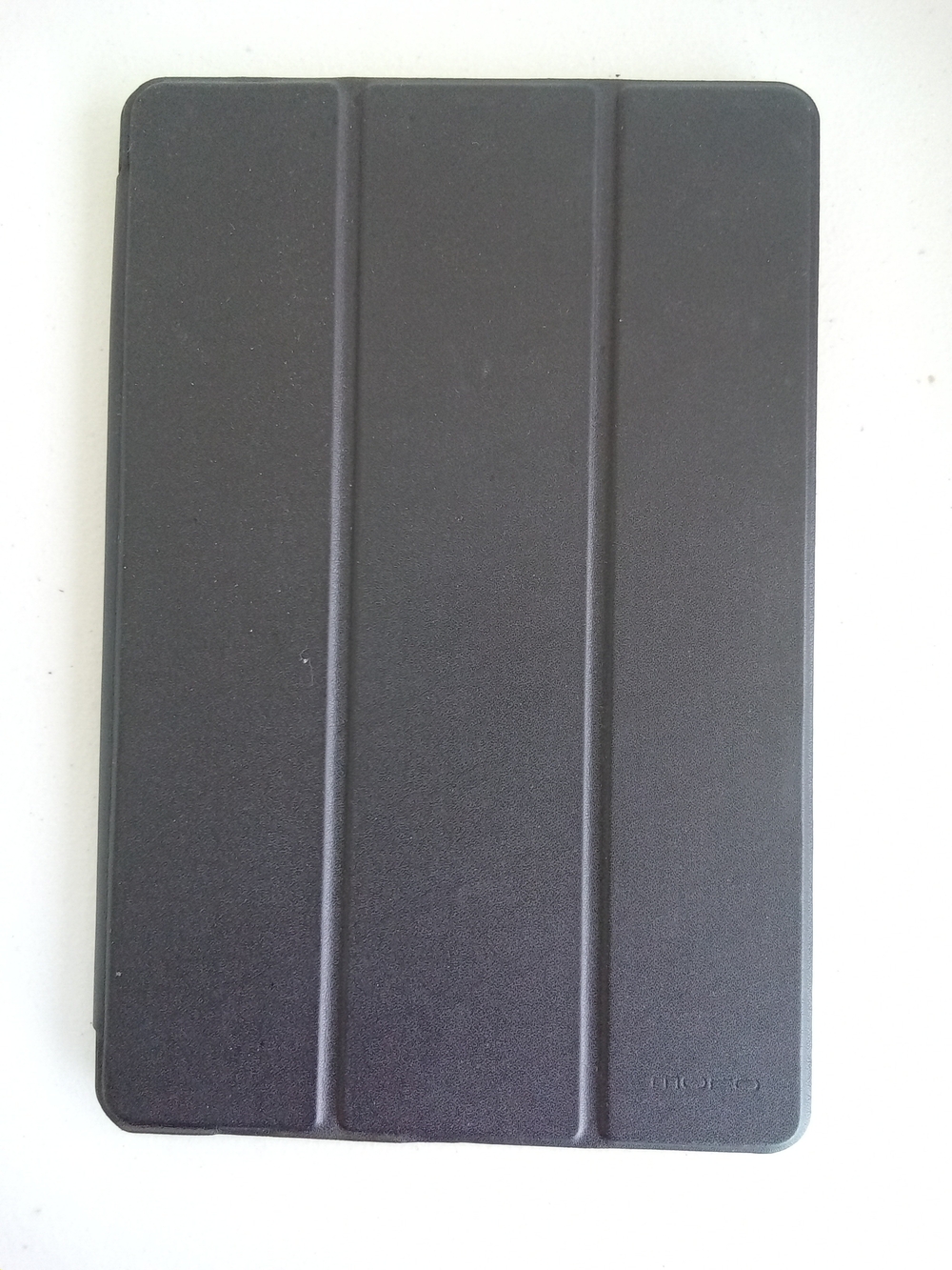 MoKo Slim Trifold Tablet Smart Case Black Matte Clear Frosted Back Cover